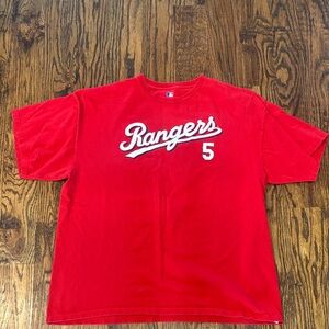 Genuine Merchandise Texas Rangers Red Shirt. XXL